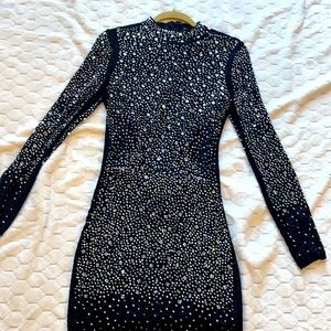 Gorgeous black and diamondy dress